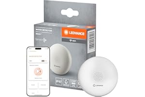 LEDVANCE SMART+ Water Detection Sensor with WiFi Technology, White, Plastic