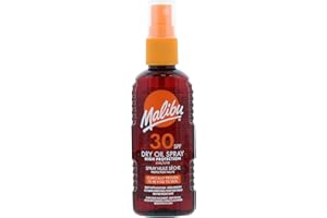 Malibu Sun SPF 30 Non-Greasy Dry Oil Spray for Tanning, High Protection, Water Resistant, 100 ml (Pack of 1)