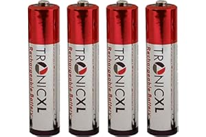 TronicXL Batterie rechargeable 950 mAh AAA compatible avec Siemens Gigaset sans fil Audioline Panasonic Telekom T-Sinus Detewe Remplace les batteries d'origine des téléphones sans fil DECT