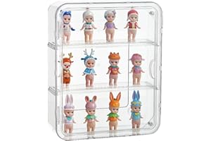 AAABOX Vitrina Colgante Pared para Funko Pop Figuras,32x26x9cm Caja de Exhibición Acrílico Transparente con 2 Estantes para Coleccioncon Muñecas Estatuas