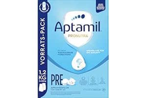 ‎APTAMIL Aptamil Pronutra Pre – Anfangsmilch von Geburt an – Im praktischen 1,2 kg Vorratspack und ohne Palmöl
