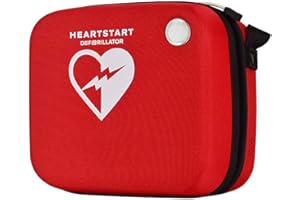 COYEUX AED-Defibrillator-Aufbewahrungstasche, tragbarer Defibrillator-Behälter, mit Signalloch für die Fernbedienung, auffälliges Kreuzsymbol, geeignet für die AED120P-Serie