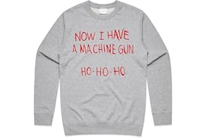 Sanfran Clothing Now I Have A Machine Gun Ho Ho Ho Top Christmas Funny Nakatomi Plaza Xmas Jumper Sweater