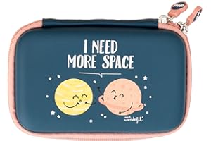 MR. WONDERFUL Mr Wonderful Wondee I Need More Space - Estuche Tecnológico con Cremallera, Azul