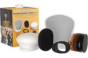 MagMod Professionelles Blitz-Set 2 | Fotografie-Beleuchtung Blitzdiffusor Set | Magnetische Lichtdiffusoraufsätze | Neue und verbesserte MagMod-Modifikatoren | Überlegene Lichtsteuerung