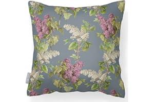 Izabela Peters Waterproof Outdoor Cushion, 43 cm, Filled Evening Garden - Grey, Garden Furniture Seat Cushions for Chairs