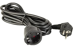 Unitec 44565 H05VV-F 3G - Cable de extensión (contacto de protección, 1,5 mm²)