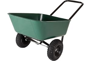GARDEN STAR Skottkärra/trädgårdsvagn, polyuretan, kan variera, 3 kubikfot