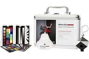 Datacolor Spyder Photo e Video Kit, Versione 2024 – SpyderPro Calibratore Monitor, Spyder Cube, Spyder Checkr Video, Spyder Checkr Photo – Kit di Gestione Colori per Fotografi e Videomaker