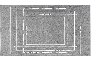 Cafopgrill Jigsaw Puzzles Mat Playmat Roll Up Jigsaw Storage Felt Mat Puzzles Blanket Gray Playmat Foam Play Tiles Interlocking Play Mat Floor Mats 116 * 66cm