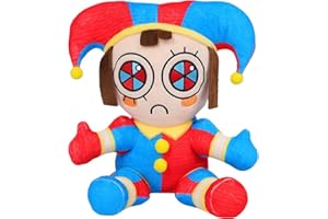 SIUVEY Digital Circus Plush, Pomni And Jax Plush,Pomni Plushies Toy,Soft Stuffed Anime Pony Plush Dolls,Circus Joker Plush Toy, Suitable for Adults And Children (A)