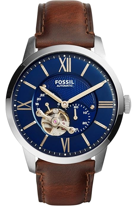 Fossil Watch for Men Townsman, Mechanical Automatic Movement, 48  