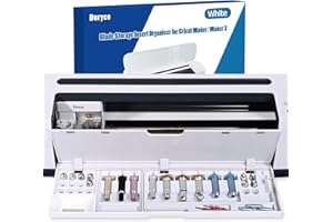 Duryeo Blade Storage Insert for Cricut Maker 3 & Maker, Blades Tray, Drawer Blade Housing and Quickswap Tip Accessories Organizer (White, Blades and Housing not Included)