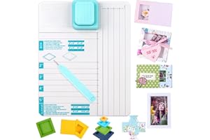 CYFUN DESIGN Shadow Box Punch Board für DIY-Herstellung von Schattenboxen und Ärmeln, 2",3",4",5" Shadow Box Making Tool, Scoring, knarpe Eckstöße und intuitive Führer Anfängerfreundliches Werkzeug für dimensional