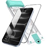 JETech 3D 9H+ Screen Protector for iPhone 18 Pro Max/17 Pro Max, Pack of 1 | Anti-reflective Full Coverage, Tempered Glass, A