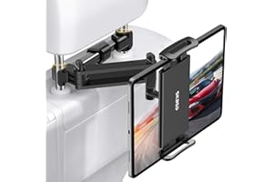 SKBSD Soporte Reposacabezas Coche para Tablet con Apoyo 360 Rotación para iPad de 4,7 a 13 Pulgadas, iPhone, Galaxy Tab, Huawei Mediapad, Switch et d'autres Smartphones