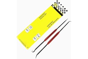 BENSON TOOLS Montage Crochets Lot de 2 Pièces Démontage Crochets 220 mm O Anneaux Joint extracteur