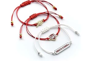 The Carat Shop Arsenal Football Club Friendship Bracelet Set of 3