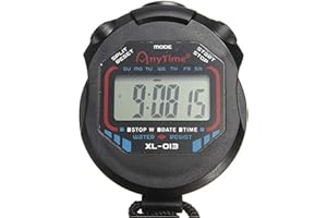 BLOMBLAUM Cronometro da collo sportivo | timer digitale per allenamento | stopwatch arbitro calcio | cronometro palestra | timer da collo portatile | cronometro digitale sportivo