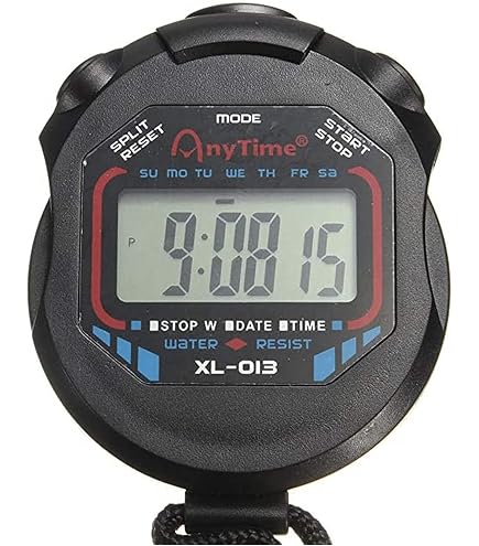 Cronometro digitale antiurto per allenatori, timer sportivo per corsa, ciclismo, nuoto e calcio
