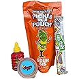 ChamoyGuysUK Sour Pickle Kit | Includes 1 x Sour Pickle, 1 x Fruit Roll Up, 1 x Lucas Gusano Chamoy or 1x Mini Homemade Bottle of Chamoy, 1 x Chamoy Guys Tajin
