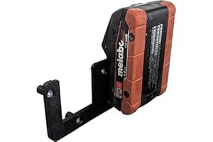 Xebtec Akku Halterung passend für 2 Metabo 18V Akku – Akku Wandhalterung / Wandhalter