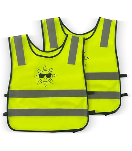 ABUS Lumino ABUS Gilet Alta Visibilità Lumino Reflex - Gilet Sicurezza Giallo Per Adulti, Taglia XL, Con Cerniera Gilet Sicurezza Riflettente
