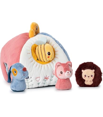 Peluche Lilliputiens Jeanne La Gatta – 26,5 Cm, Morbido E Tattile, Per Neonati, In Confezione Regalo, Lavabile, Dai 3 Mesi