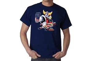 GREAT Men's Goldrake UFO Robot T Shirt Uomo Bimbo Cartoon Anni 80 Anime