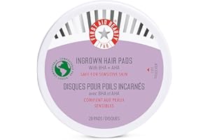 First Aid Beauty Ingrown Hair Pads with BHA & AHA – Daily Treatment Relieves Razor Burn, Prevents Ingrown Hairs and Soothes Irritation – 28 Pads