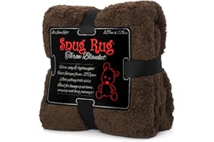 Snug Rug Special Edition koce luksusowy polar Sherpa 127 x 178 cm (50 x 70 cali) koc narzuta (czekoladowy brąz)