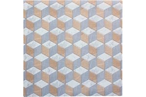 STYLE MY HOME friedola Waschmaschinenauflage 3D-Cubes ca. 60x60 cm - Made in Germany