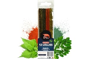 GIOIA SHRIMP Shrimp Food - 100% Natural, Handcrafted Shrimp Lollies Aquarium - Slow-Dissolving Shrimp Food Aquarium with Vitamins & Proteins - Shrimp Lolly Sticks by Gioiashrimp - Original Mixed, 12 Pcs