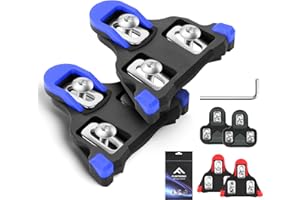 FLINTRONIC Bike Cleats Compatible with Shimano Cleats, Cycling Pedals Cleat Compatible with Look Delta &KEO Road Grip Cleats, Cleats for SPD Cleats System Shoes - Outdoor Cycling & Road Bike Bicycle Cleat