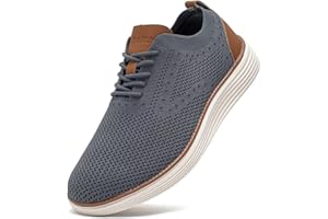GUBARUN Men's Mesh Oxfords Business Dress Sneakers Casual Walking Shoes Comfortable lightweight