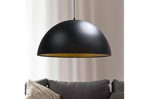 ‎BAMYUM bamyum Lipeo Metall Pendelleuchte, Hängelampe Schwarz Küche 40 cm, Hängeleuchten & Pendelleuchten, Küchenlampe Hängend, Lampe Vintage