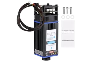 Vislone 450nm 5.5W Modulo Laser Lunghezza focale Regolabile Testa di Incisione Laser Ad Alta Velocità Incisore Laser Cutter Stampante 3D CNC Router Modulo Laser