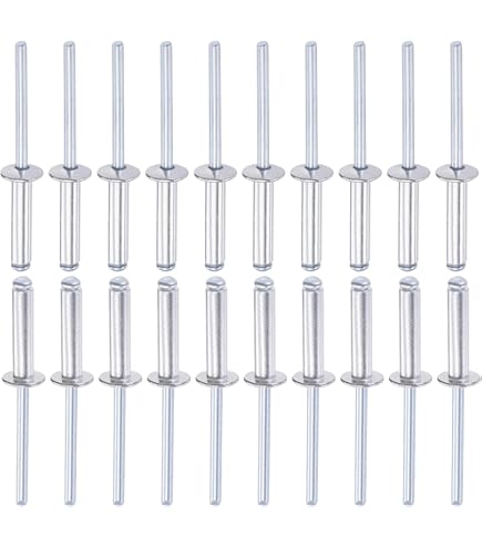 Rivetti Ciechi In Alluminio 4x8mm - Confezione Da 50 Pezzi Per Fai Da Te E Riparazioni - Foto 6