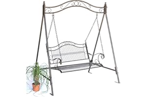 DanDiBo 082505 1 Swinging Hammock Metal Iron Swing Swinging Garden Hammock Swing Chair Nostalgie