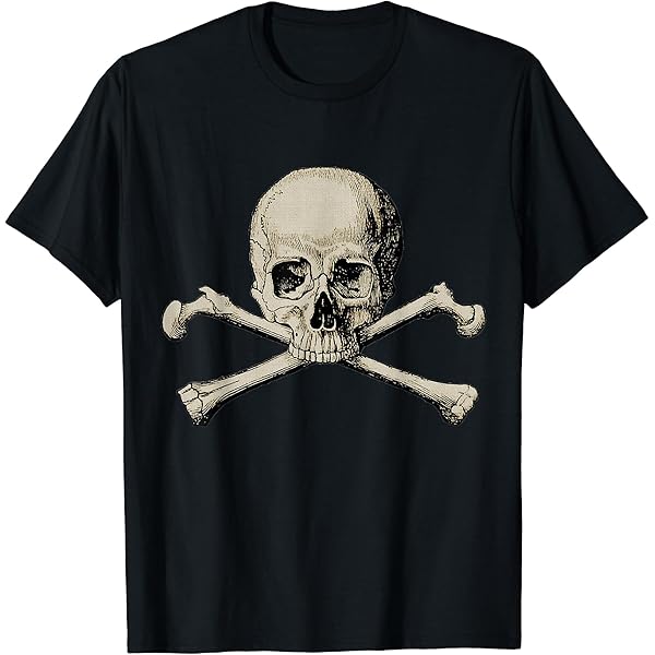 T-shirt Stampata Pirate Skull - Italy Tshirt Stampa Magliette - Foto 9