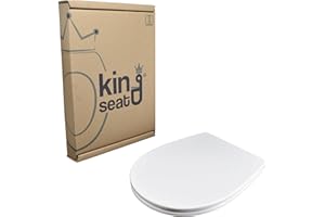KING SEAT Sì Globo Grace Sedile Copriwater Dedicato Slow Close, Bianco