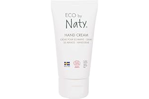 ‎ECO BY NATY Eco by Naty, Krem do rąk, 100% składników roślinnych z 0% perfumami, hipoalergiczny i testowany dermatologicznie, tubka 50 ml