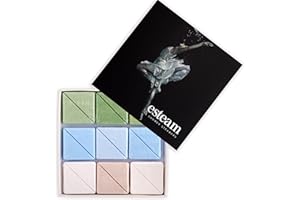 ESTEAM Aromatherapy Shower Steamers – 18 Pack – Birthday Gifts for Women – Shower Bombs with Essential Oils – Self Care Relaxation, Body Restore, Sinus Relief (Ballet Design)