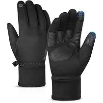 Gants D'hiver Tactiles ATERCEL - Doublure Polaire, Paume Antidérapante, Pour Sport Ou Plein Air
