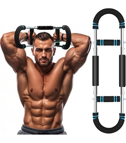 Twister Arm Trainer, Adjustable Power U Shaped Arm Trainer Bar for Men