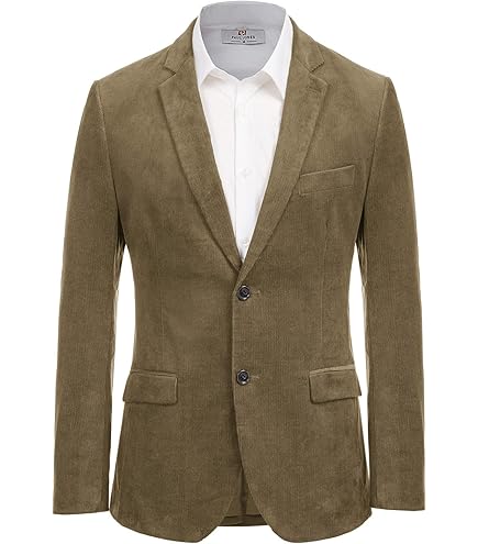 Herren Cord Blazer Freizeitjacke - Regular Fit Für Business & Abendevents