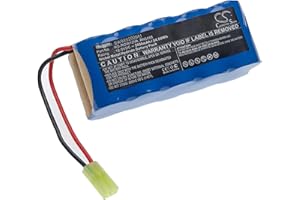 vhbw batteria compatibile con Rowenta RH846501 / 9A 2, RH846501 / A 9-0, RH846901, RH846901/9A0 home cleaner (2000mAh, 12V, NiMH)