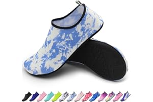 KATLKIU Chaussures de Plage Homme Femme – Chaussons Aqua Antidérapants pour Piscine, Mer, Surf, Sport Nautique – Ultra Légers & Séchage Rapide