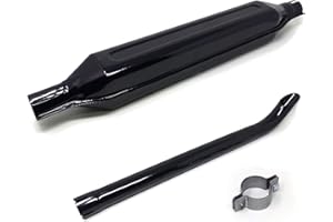 Ama Kit silencieux silencieux tracteur fiat: Silencieux silencieux tracteur Fiat, Collier complet, Rallonge courbe