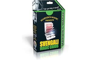 Marvin's Magic zestaw sztuczek magicznych kart Svengali | 25 niesamowitych sztuczek dla dorosłych i dzieci, zawiera ilustrowany przewodnik, odpowiedni dla dzieci w wieku od 8 lat
